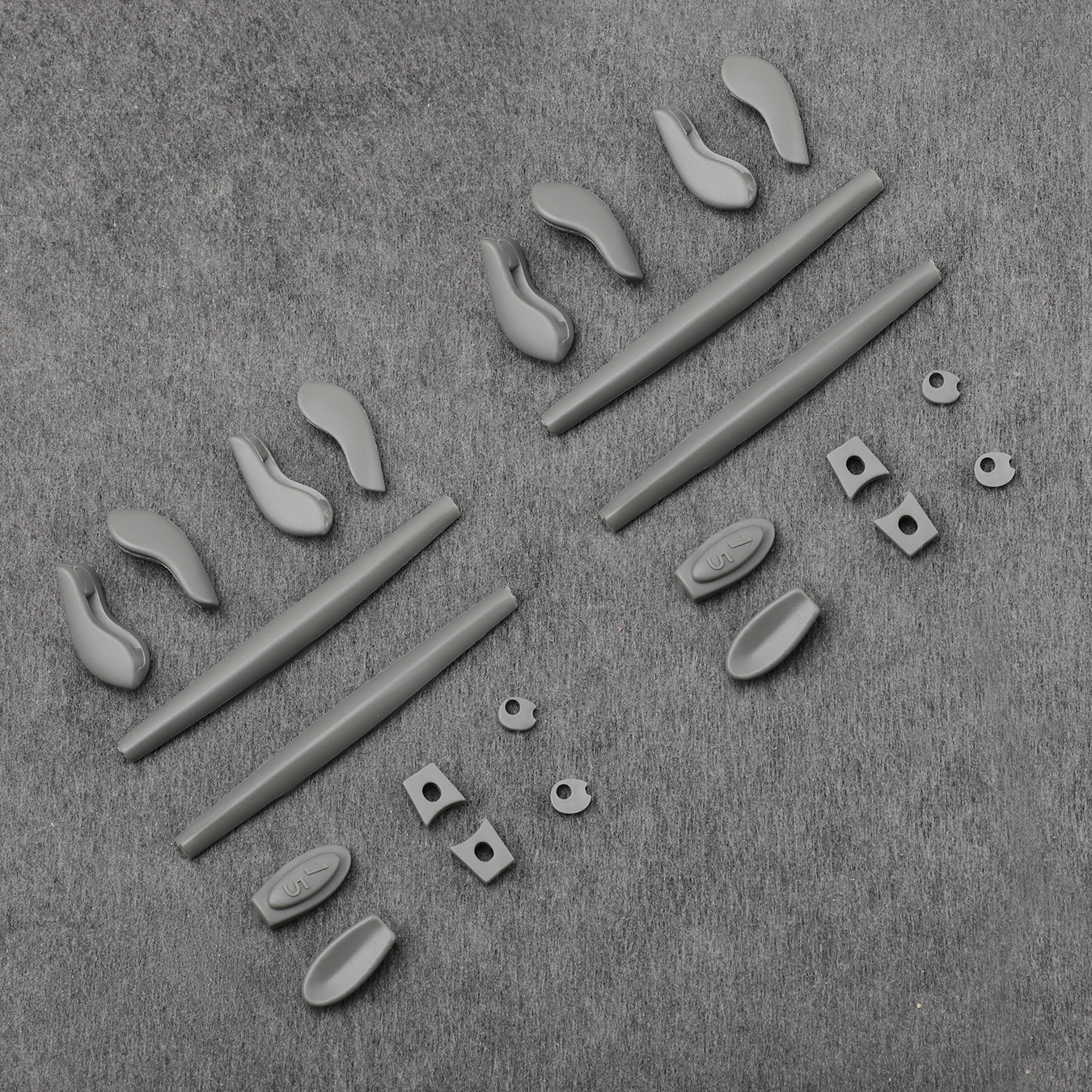 Silicone Ear Tip Replacement - Grey Rubber Kit Replacement Ear Socks