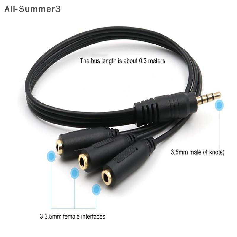 3.5mm 3 Way Port Aux Multi Hea - Earphone Splitter Jack incelemesi ve fiyatı