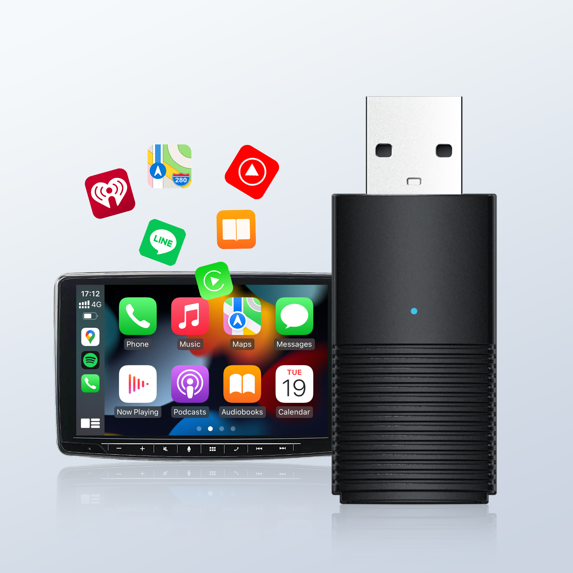 OTTOMOTION Mini Wireless CarPl - Bluetooth Adapter Receiver incelemesi ve fiyatı