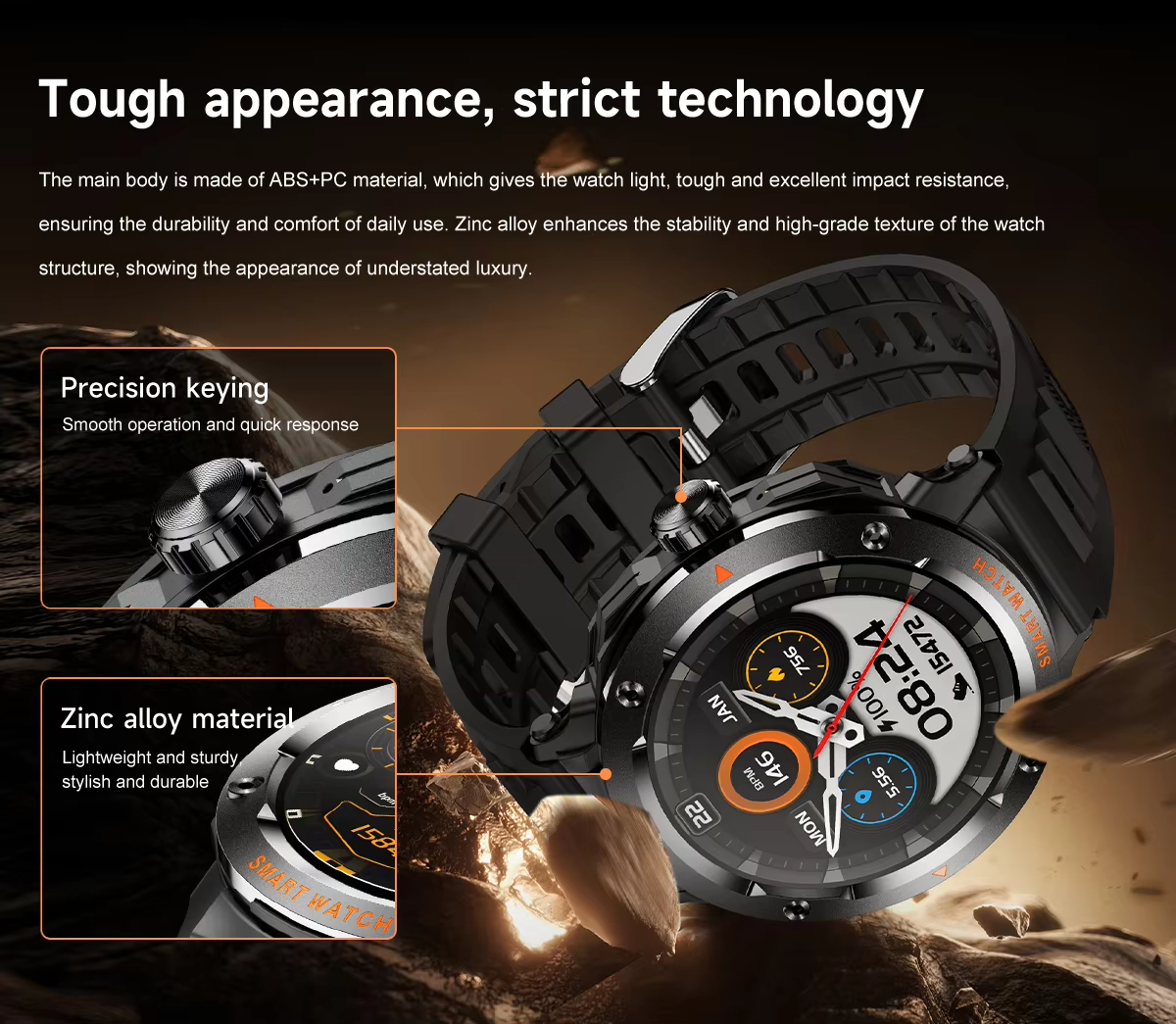 NFC Smart Watch Wireless Earph - Earbuds Charging Case incelemesi ve fiyatı