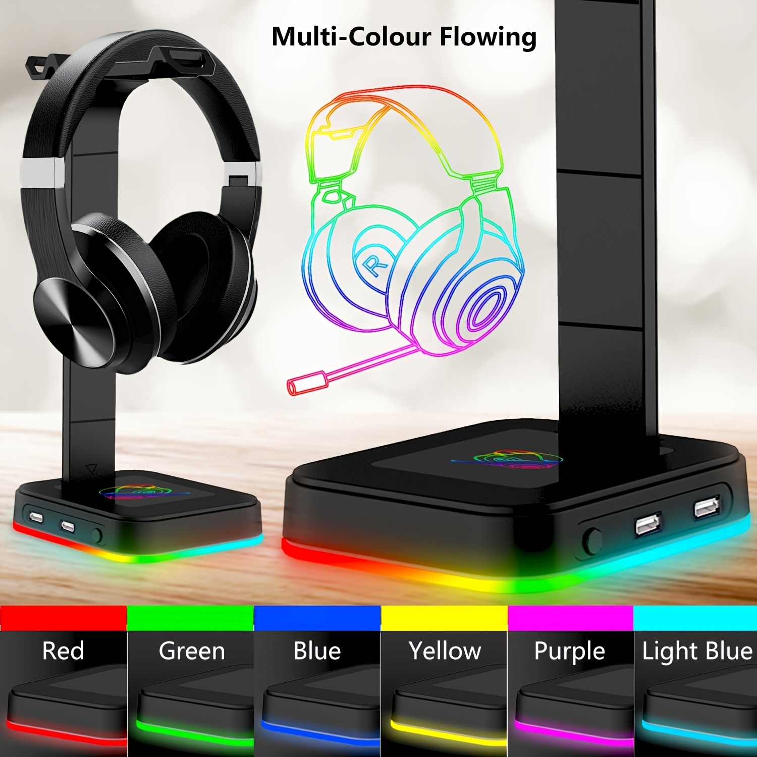 Gaming Headset Stand Adjustabl - Gaming Headset Rgb incelemesi ve fiyatı