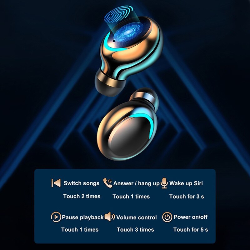 F9 Wireless Headphone TWS Blue - Wireless Earbuds Tws incelemesi ve fiyatı