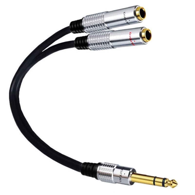 6.35mm 1/4 inch TRS Stereo to  - Audio Splitter Y incelemesi ve fiyatı