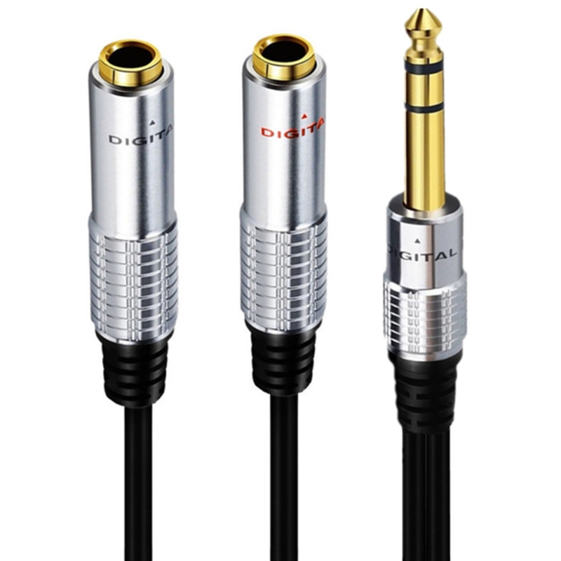 6.35mm 1/4 inch TRS Stereo to  - Audio Splitter Y incelemesi ve fiyatı