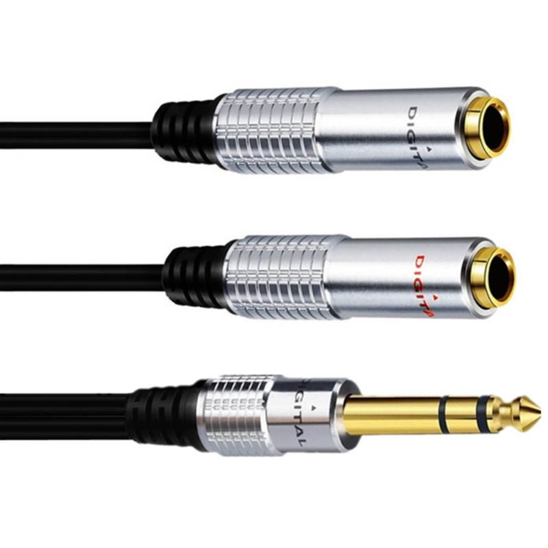 6.35mm 1/4 inch TRS Stereo to  - Audio Splitter Y incelemesi ve fiyatı