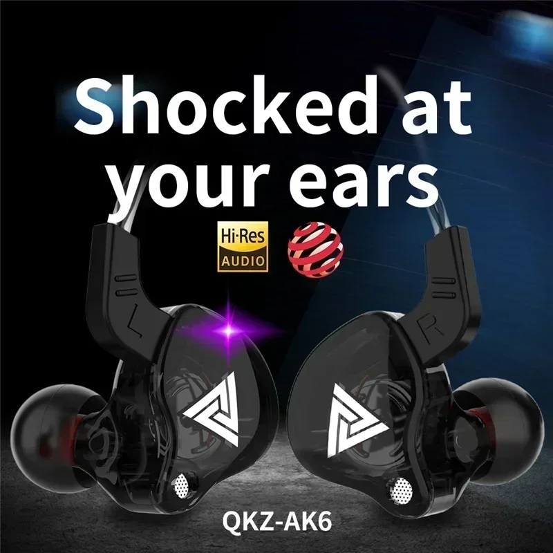 NEW QKZ AK6 Copper Driver HiFi - Wired Earphone Mic incelemesi ve fiyatı