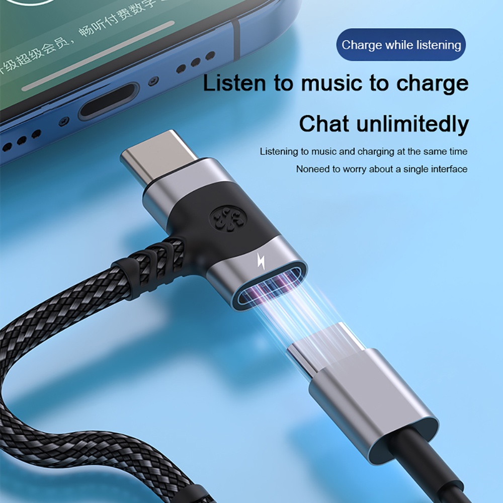 2 In 1 USB C To 3.5mm AUX Audi - Earphone Splitter Jack incelemesi ve fiyatı