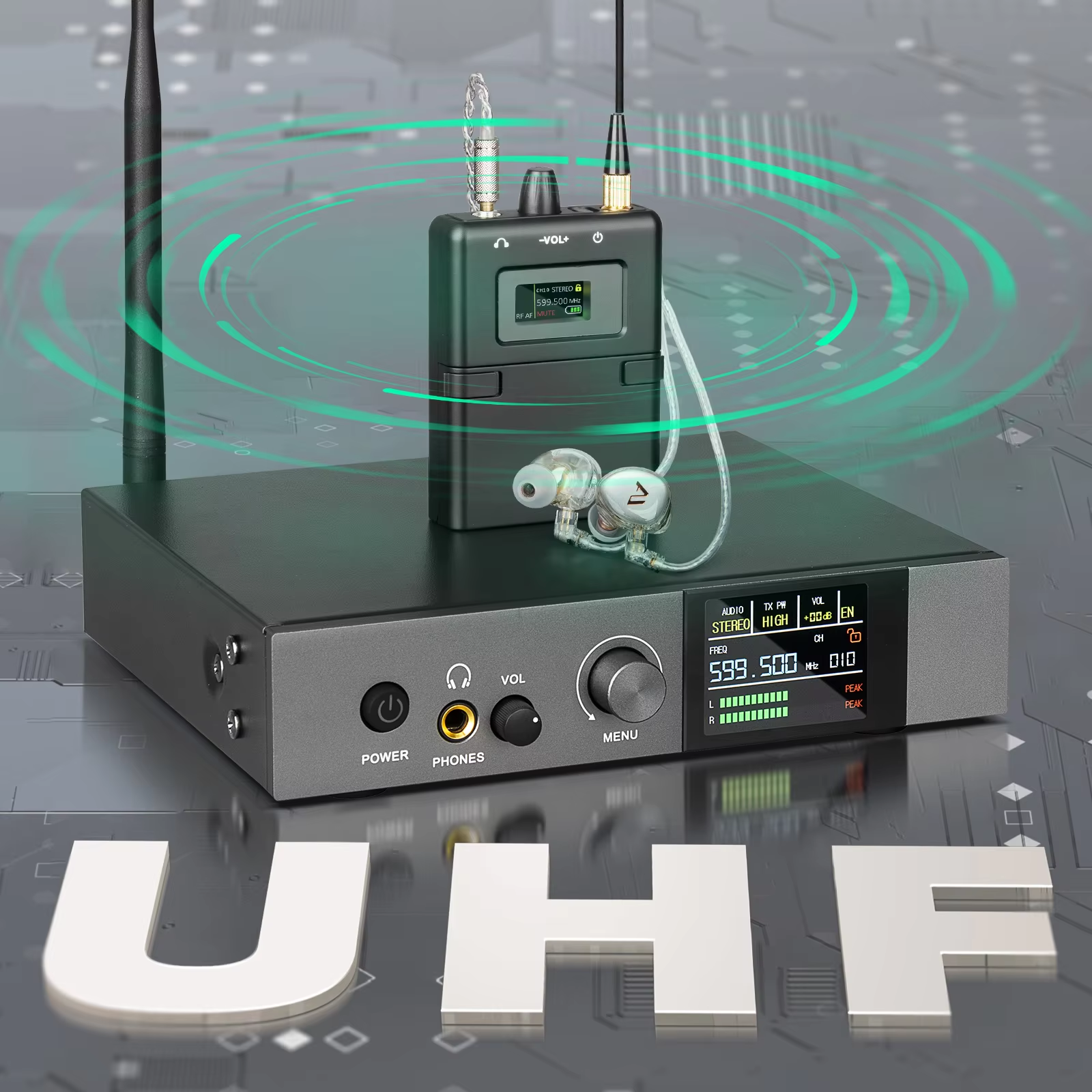 590-599mhz stereo IEM UHF Stag - In Ear Monitor Iem incelemesi ve fiyatı
