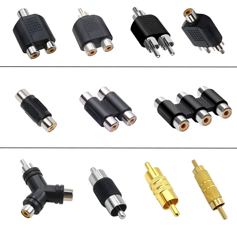 5pcs RCA Jack Female To Male P - Audio Splitter Y incelemesi ve fiyatı