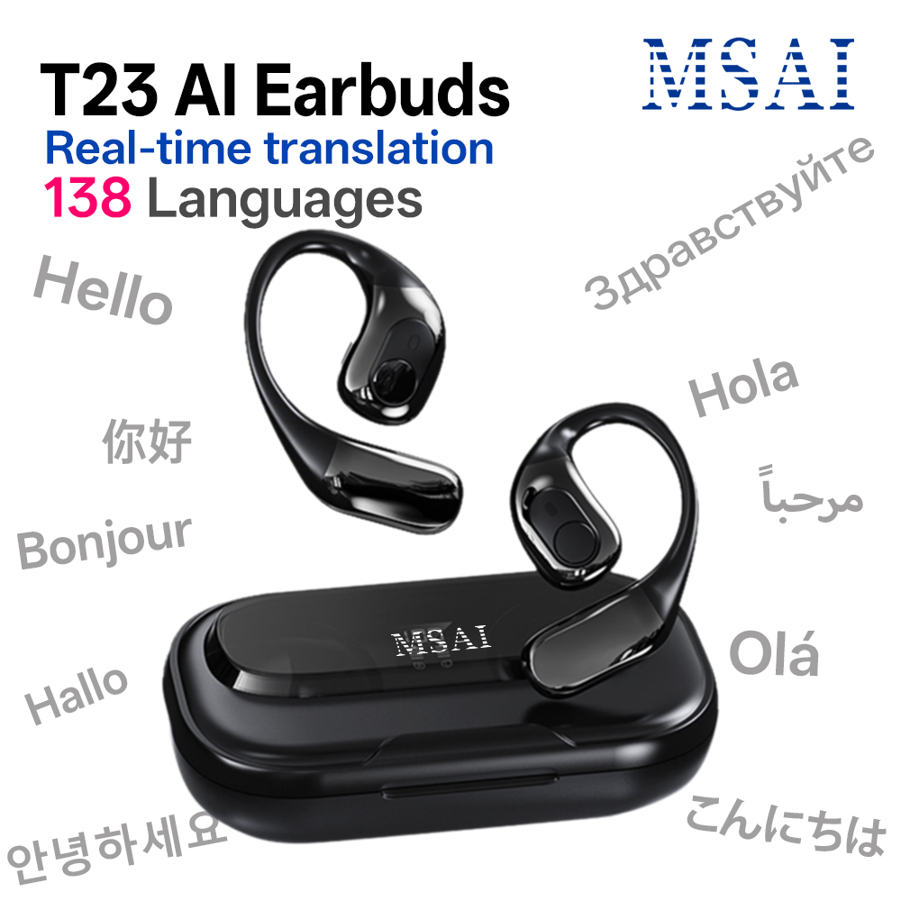 MSAI T23 AI Translator Earbuds - Usb C Earphone incelemesi ve fiyatı