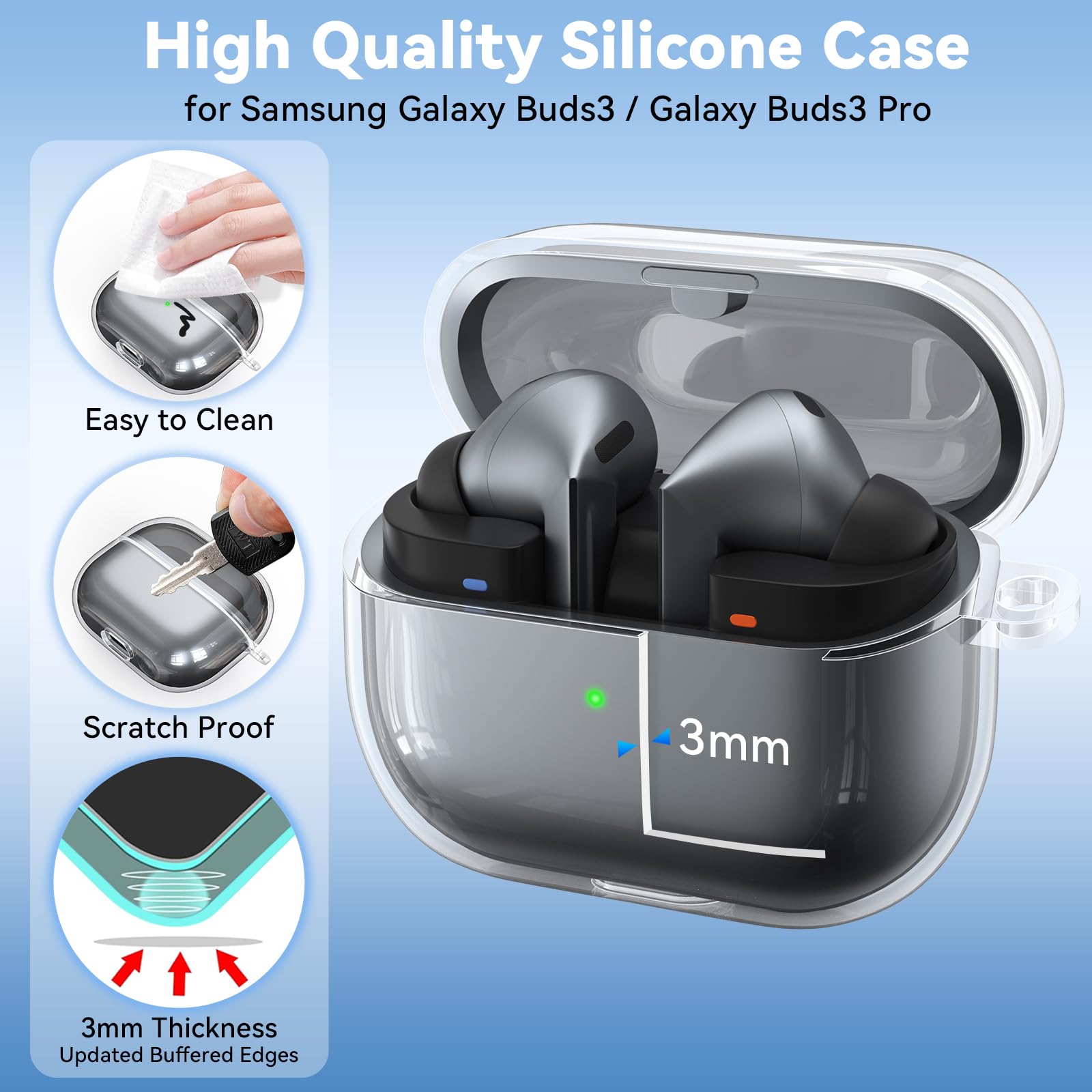 for Samsung Galaxy Buds 3 Pro  - Earbuds Charging Case incelemesi ve fiyatı