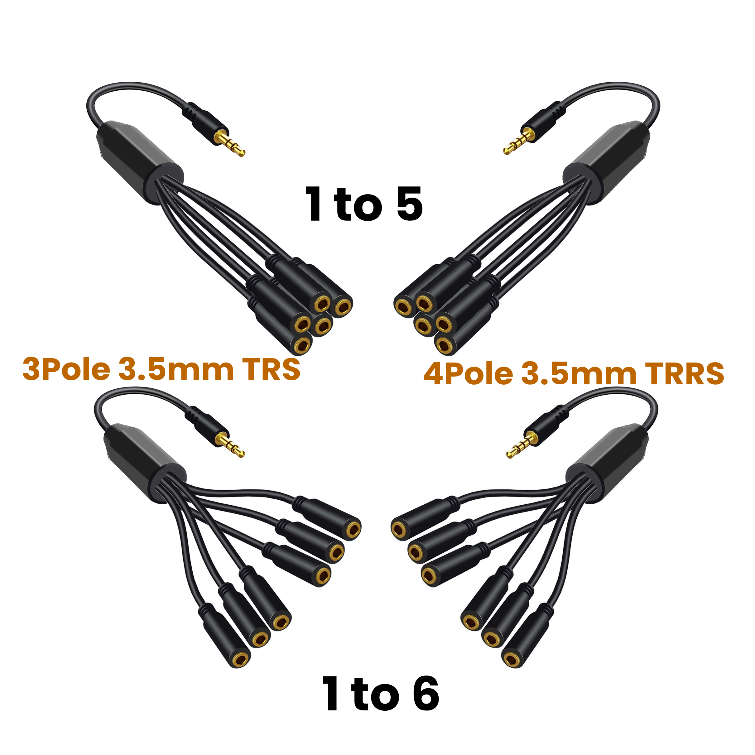 3.5mm TRRS Jack 1/8 Male To Fe - Earphone Splitter Jack incelemesi ve fiyatı