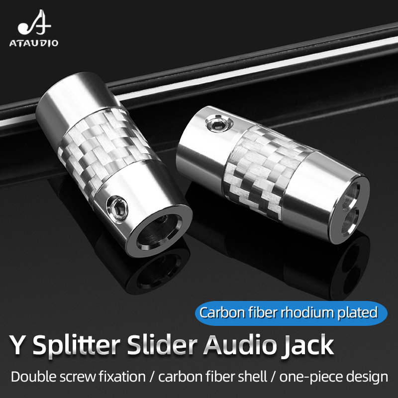 4pcs Carbon Fiber Y Splitter A - Audio Splitter Y incelemesi ve fiyatı