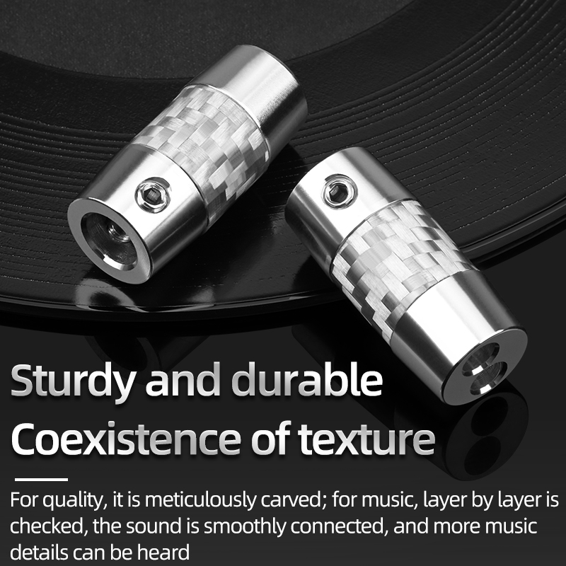 4pcs Carbon Fiber Y Splitter A - Audio Splitter Y incelemesi ve fiyatı
