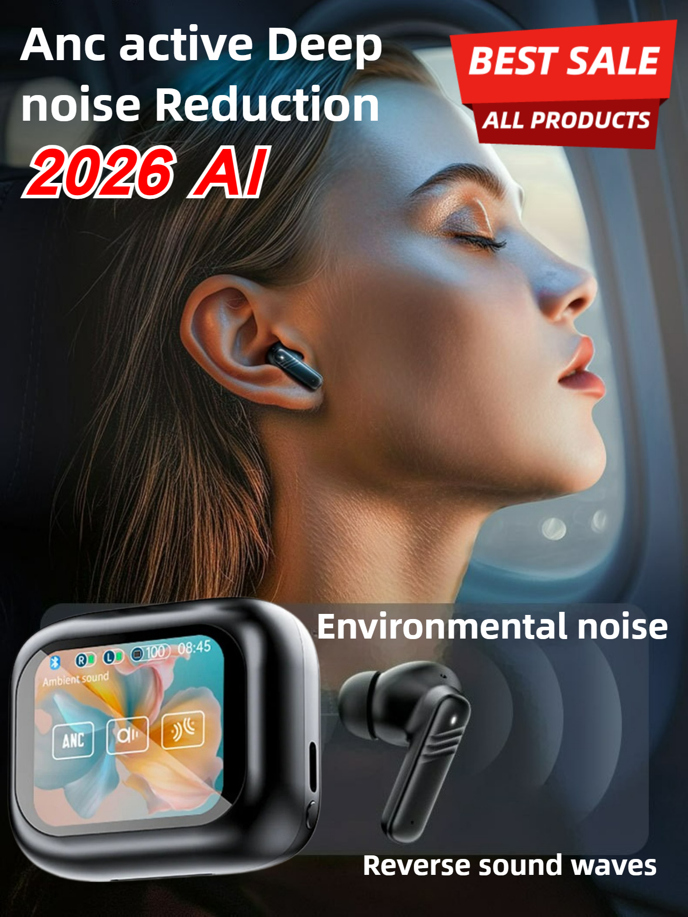 2026 NEW Professional ANC Earb - Noise Cancelling Headphone incelemesi ve fiyatı