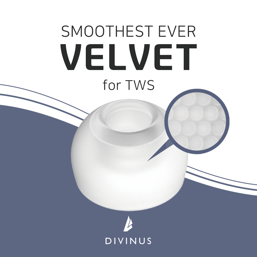 Divinus Velvet Eartips For TWS - Wireless Earbuds Tws incelemesi ve fiyatı
