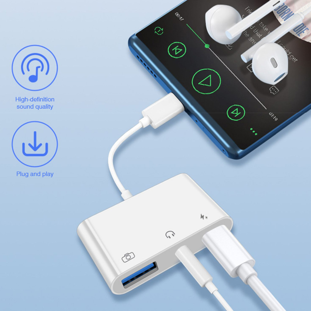 3 in 1 Type C to 3.5mm Jack Ea - Earphone Splitter Jack incelemesi ve fiyatı