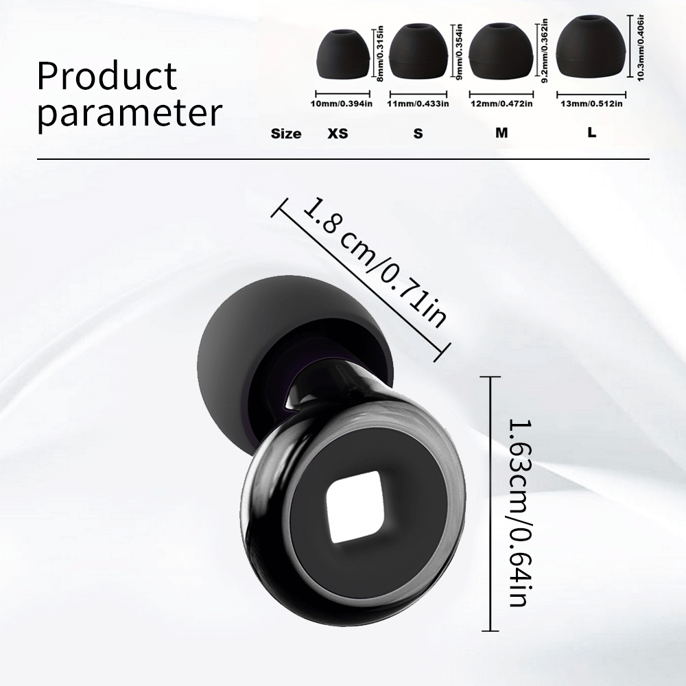 Reusable Silicone Ear Plugs No - Silicone Ear Tip Replacement incelemesi ve fiyatı