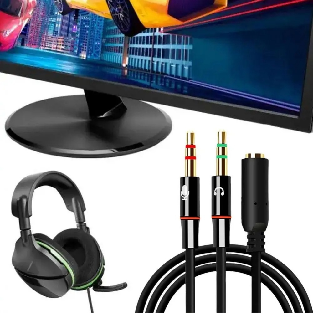 3.5mm Headphone Microphone Aud - Audio Splitter Y incelemesi ve fiyatı
