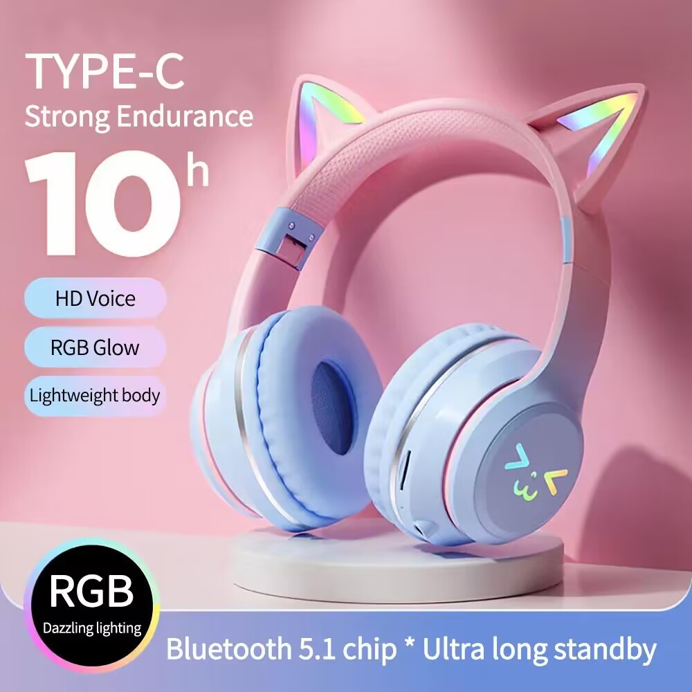 RGB Glow Earphones Wireless Ea - Gaming Headset Rgb incelemesi ve fiyatı