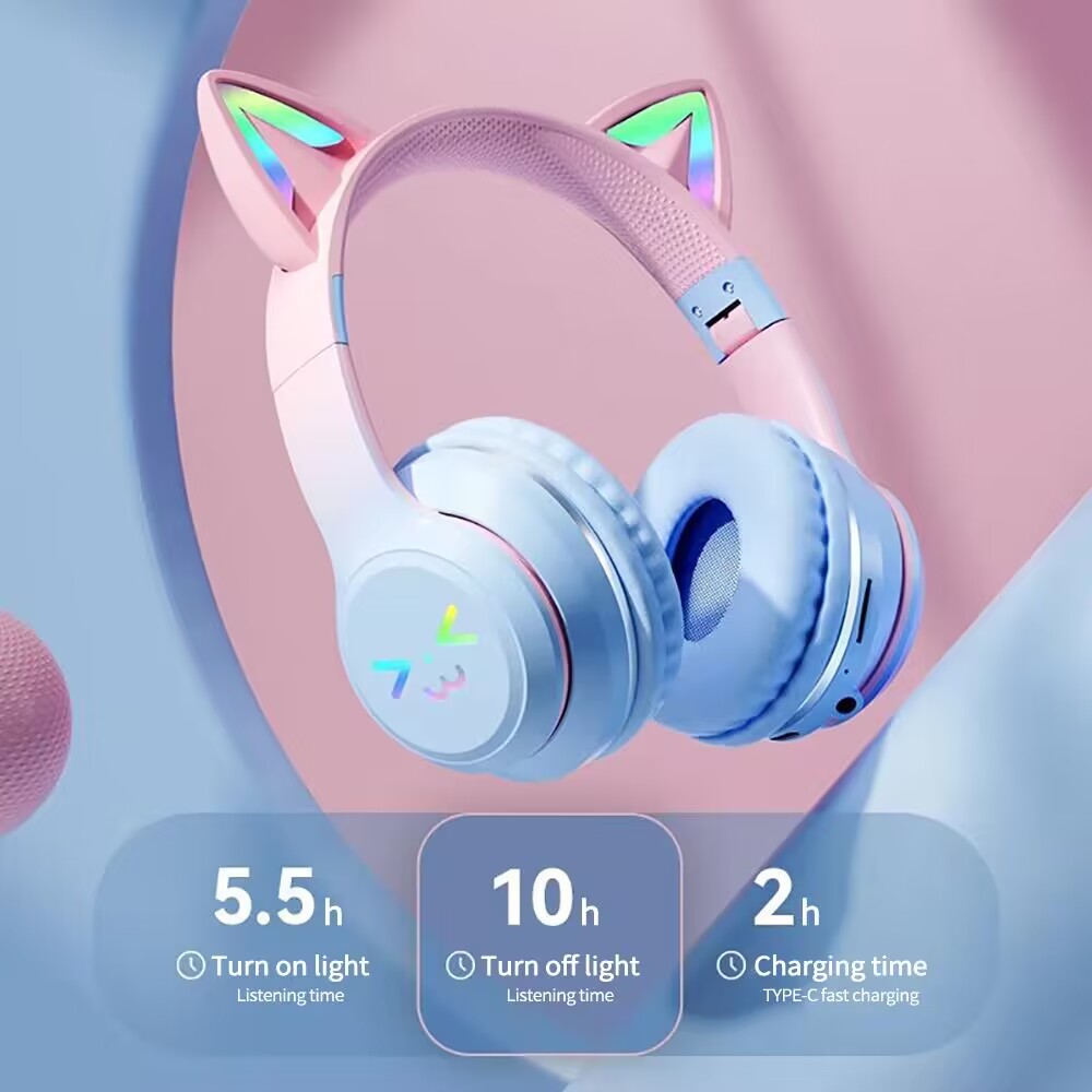 RGB Glow Earphones Wireless Ea - Gaming Headset Rgb incelemesi ve fiyatı