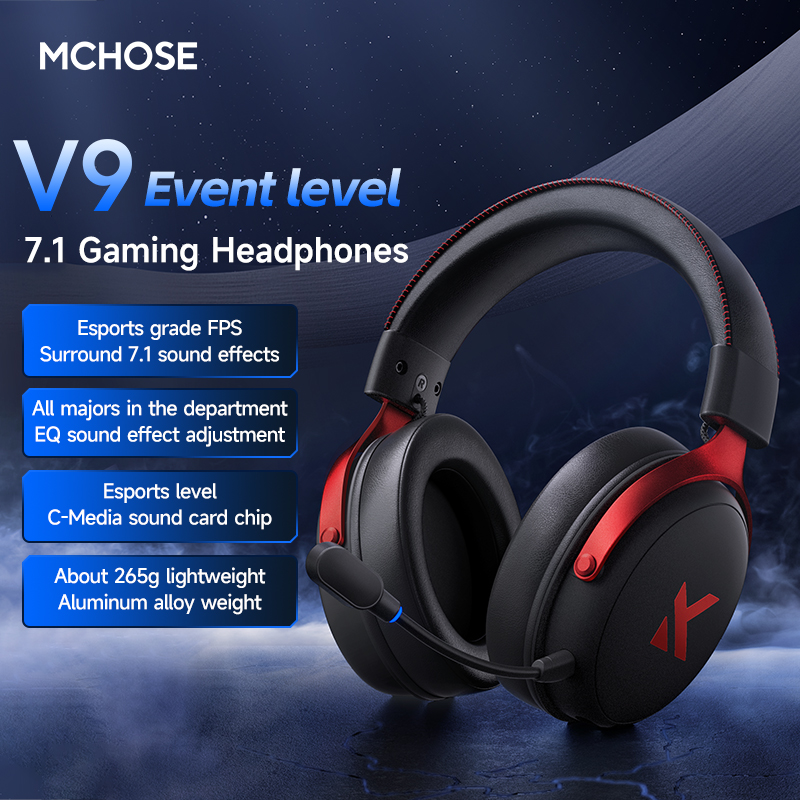 MCHOSE V9 Pro Headset with Mic - Gaming Headset Rgb incelemesi ve fiyatı