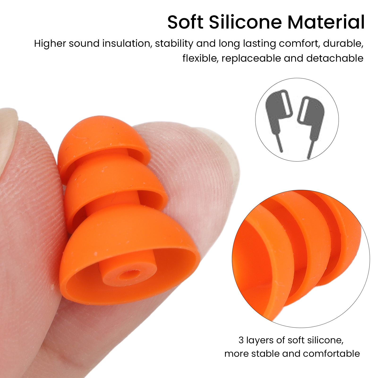 Silicone Eartips Comfort Repla - Silicone Ear Tip Replacement incelemesi ve fiyatı