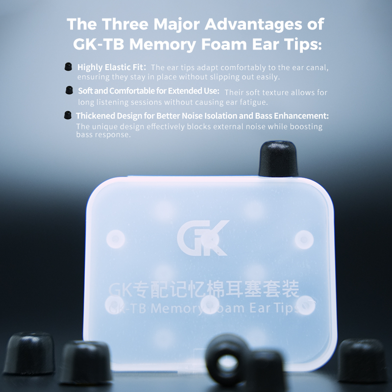 GK-TB 3Pair(6pcs) Noise Isolat - Earphone Foam Tip incelemesi ve fiyatı