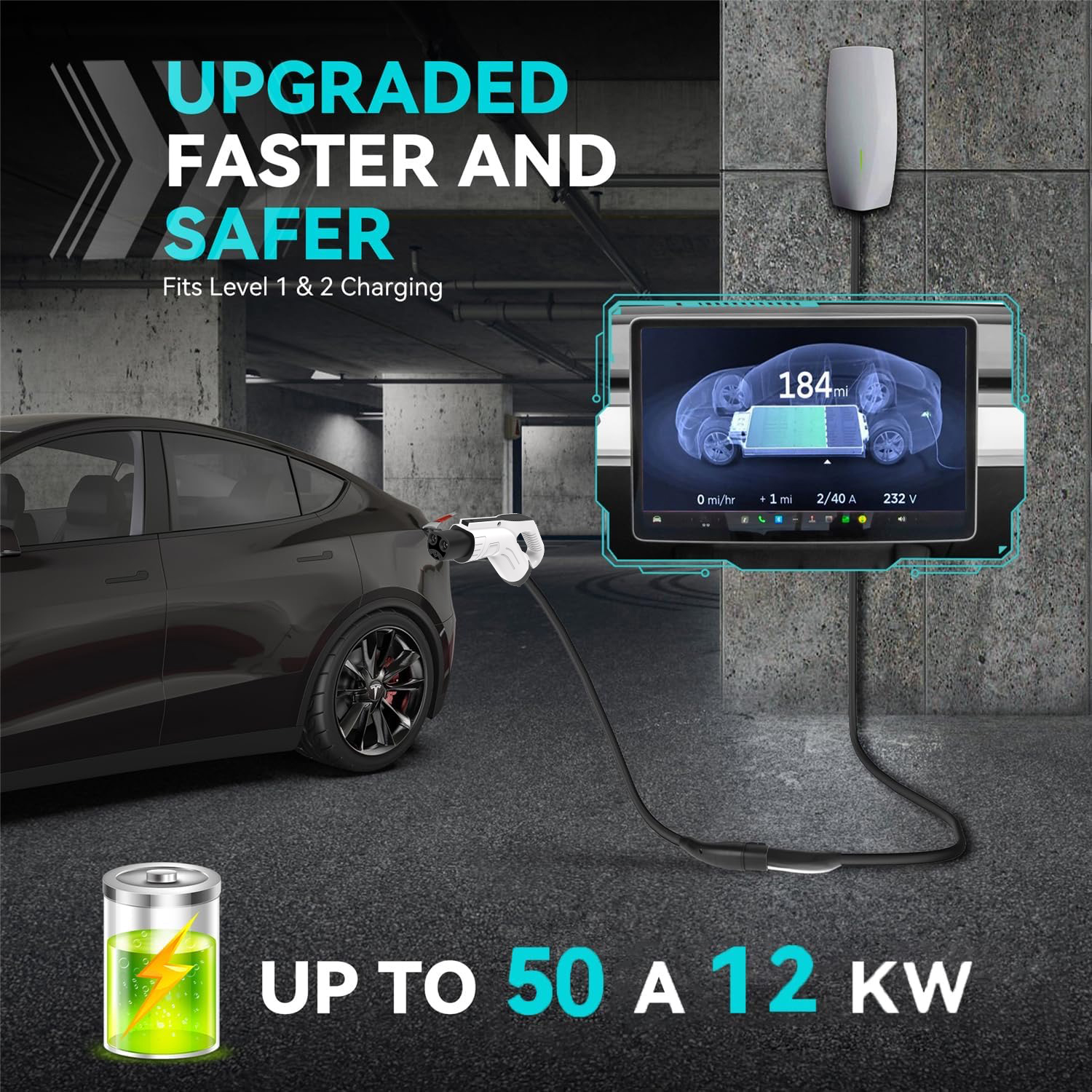WUFEN Tesla Electric Vehicle C - Cable Extension 3.5 incelemesi ve fiyatı