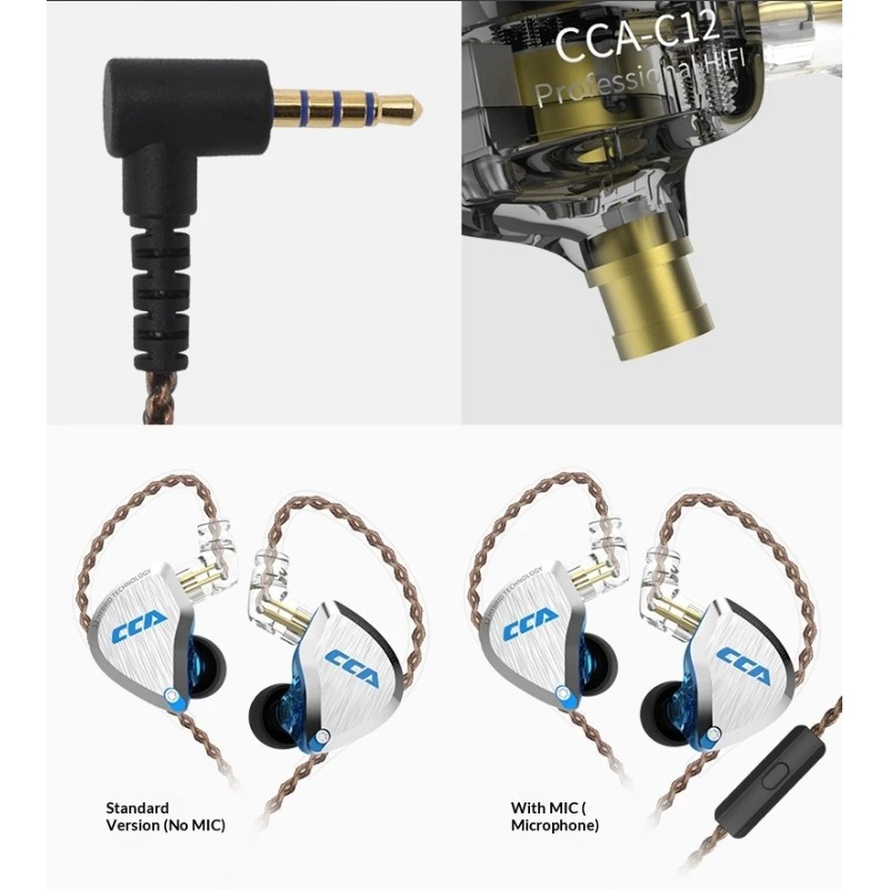 CCA C12 Earphones Hi-Fi Audiop - Audiophile Headphone Wired incelemesi ve fiyatı