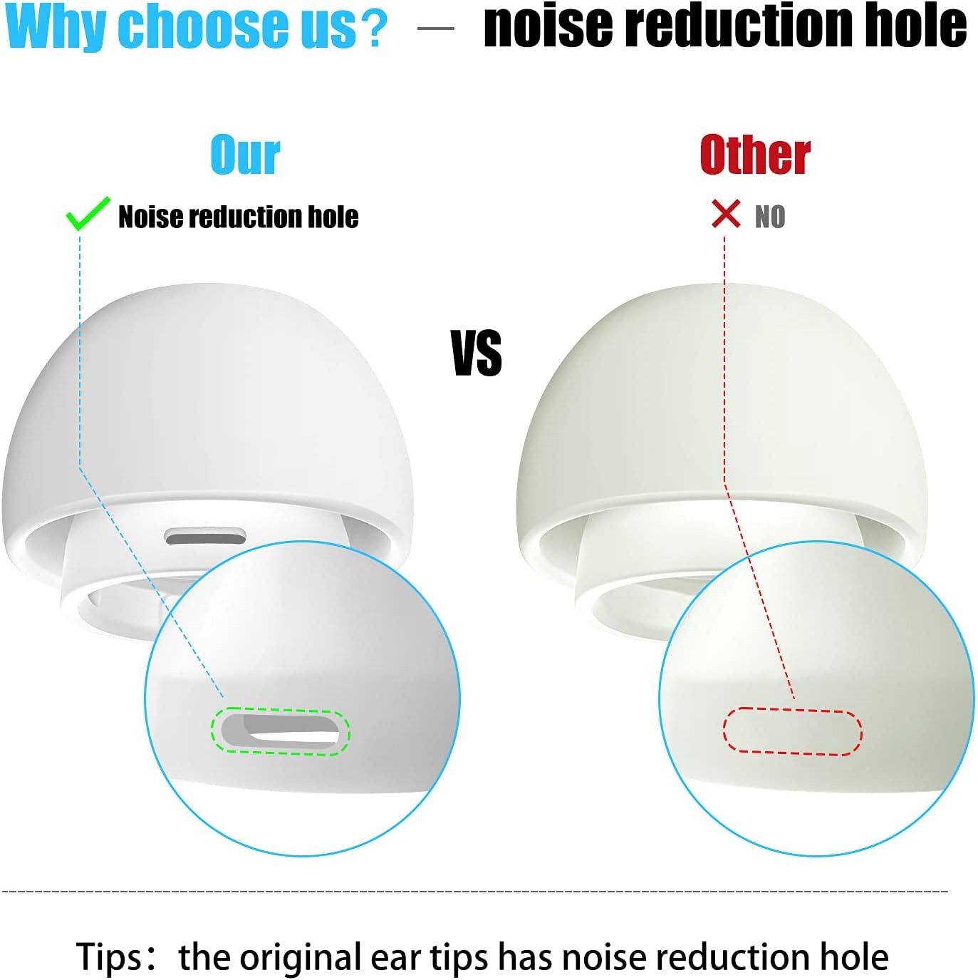Silicone Ear Tips for AirPods  - Silicone Ear Tip Replacement incelemesi ve fiyatı