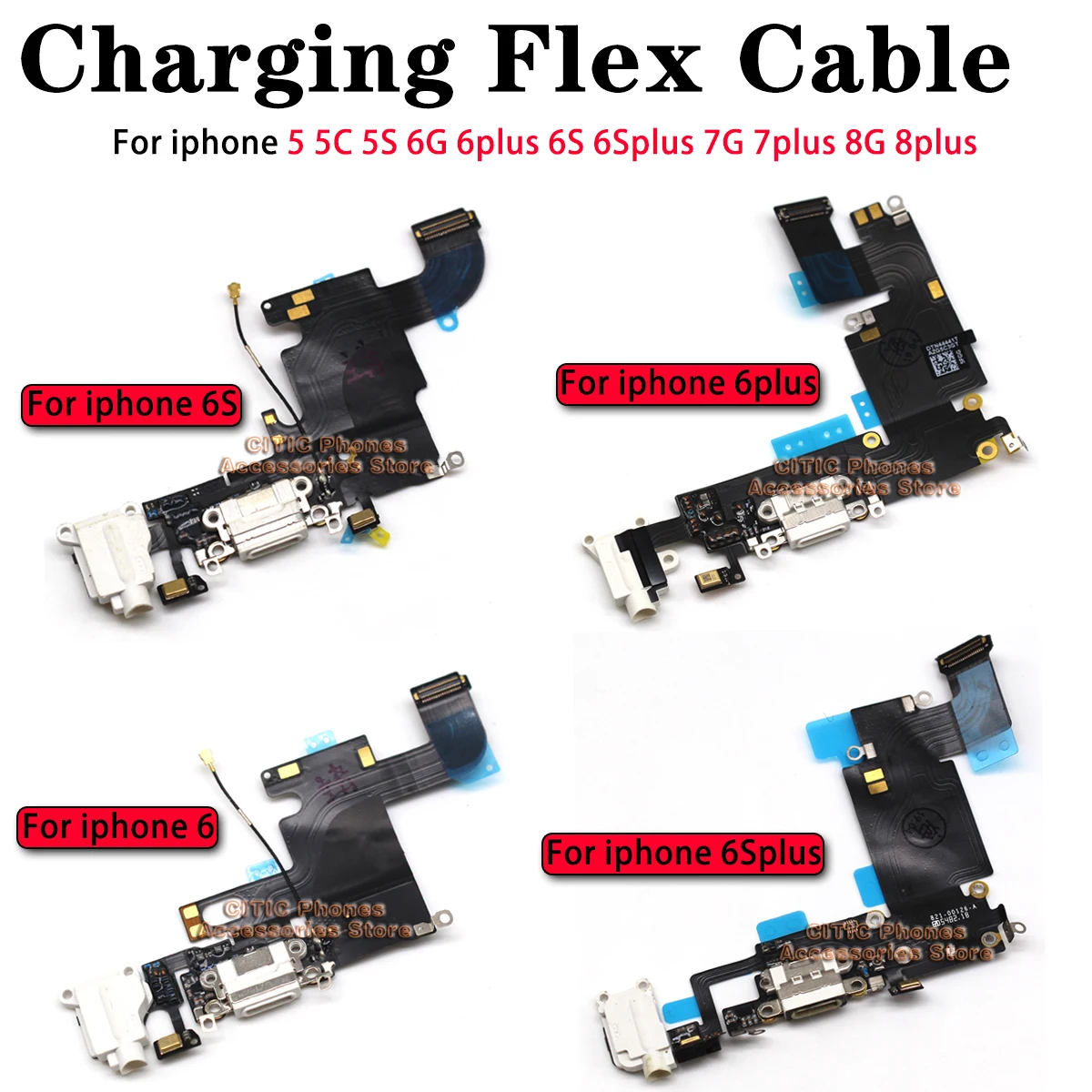 5pcs For iPhone 6 6S 7 8 Plus  - Wired Earphone Mic incelemesi ve fiyatı