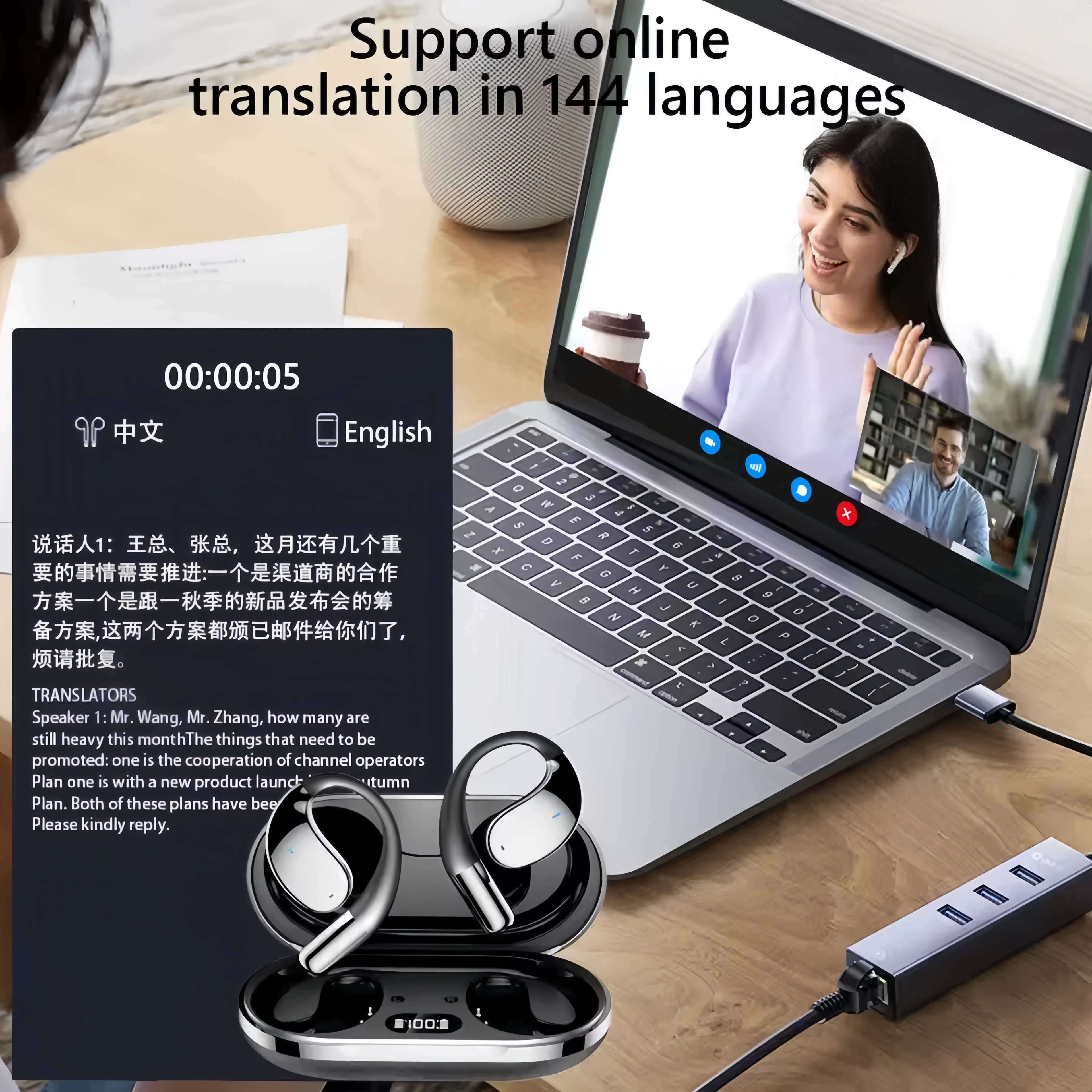 2026 New AI Translation Earbud - Noise Cancelling Headphone incelemesi ve fiyatı