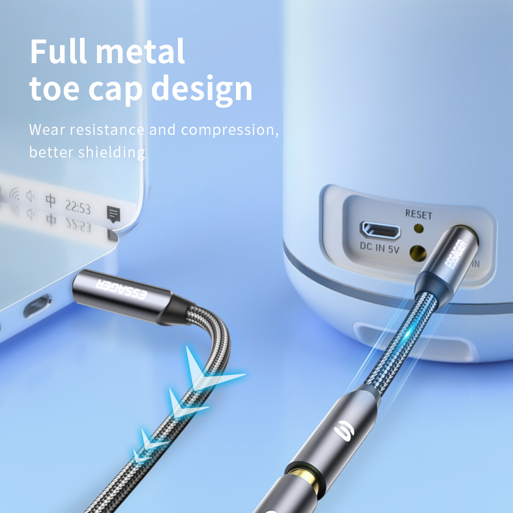 ESSAGER Headphone Extension Ca - Earphone Splitter Jack incelemesi ve fiyatı