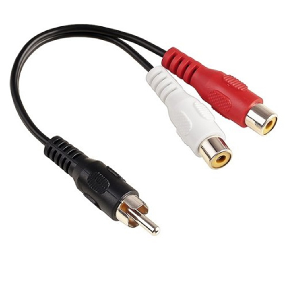1 RCA Male Mono To 2 RCA Femal - Audio Splitter Y incelemesi ve fiyatı