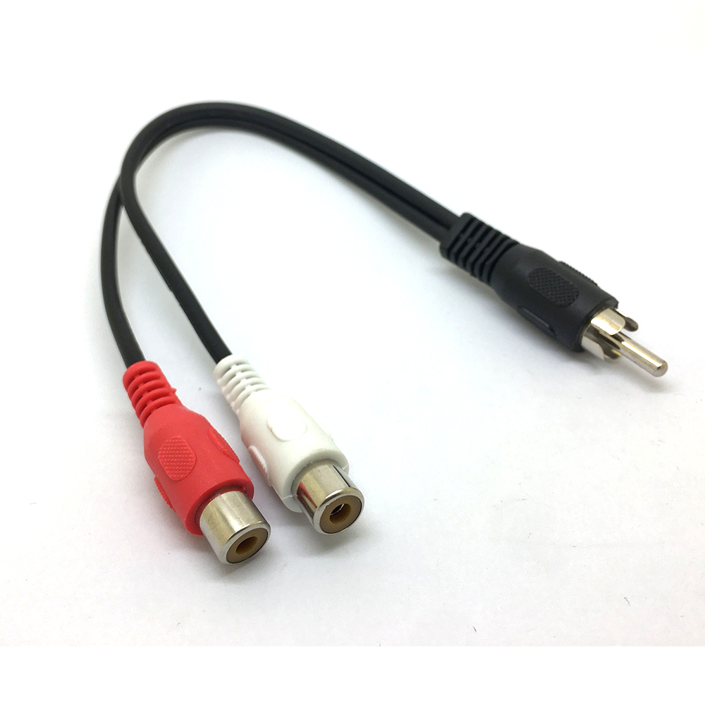1 RCA Male Mono To 2 RCA Femal - Audio Splitter Y incelemesi ve fiyatı