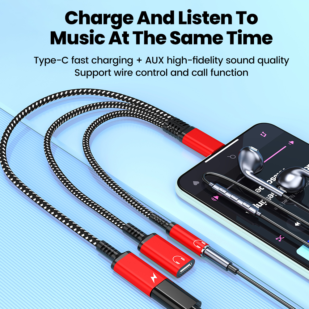 Type C Audio Adapter Cable 3in - Earphone Splitter Jack incelemesi ve fiyatı