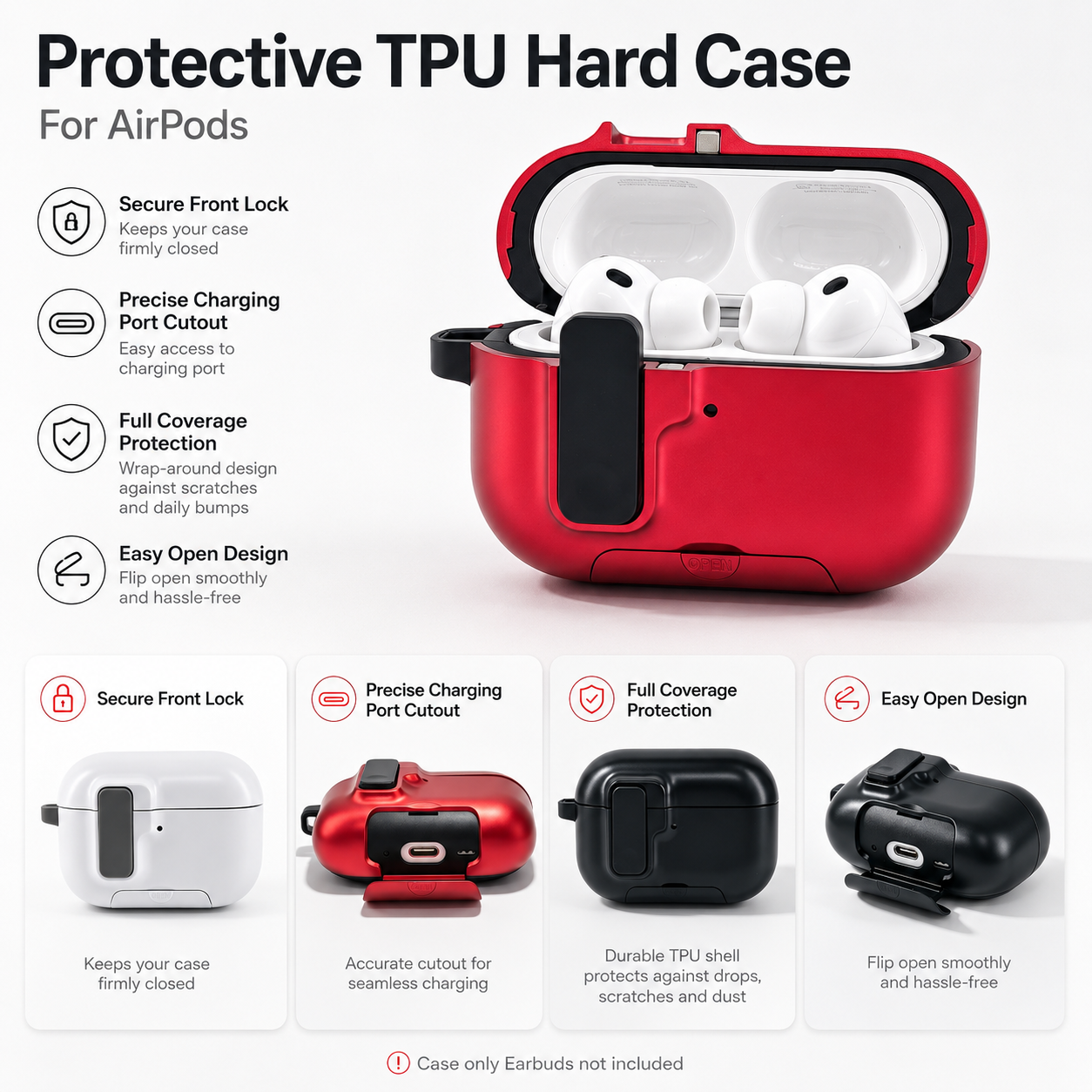 For AirPods Hard Case for Pro3 - Headphone Case Hard incelemesi ve fiyatı