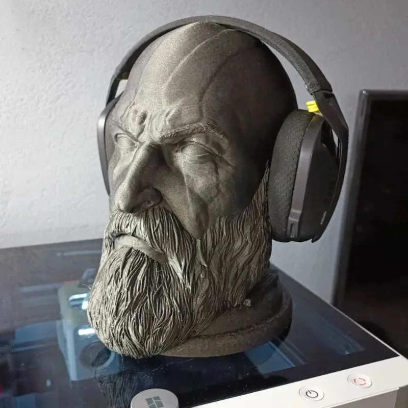 God Of War Kratos Statue Headp - Headphone Stand Desk incelemesi ve fiyatı