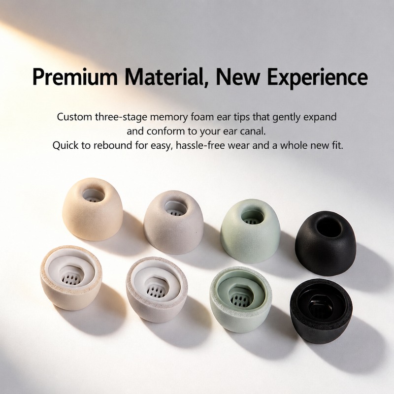 Three-layer Memory Foam Ear Ti - Earphone Foam Tip incelemesi ve fiyatı