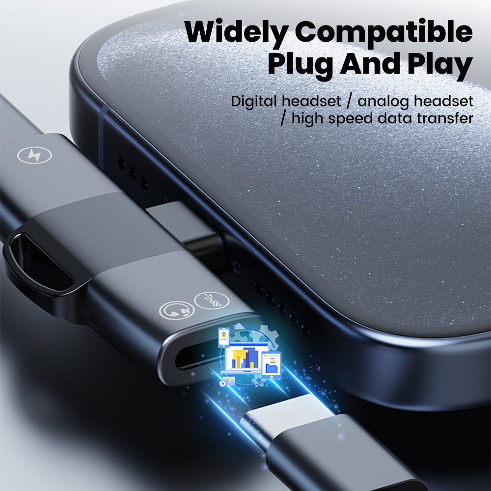2 in 1 Type C Audio Adapter US - Earphone Splitter Jack incelemesi ve fiyatı