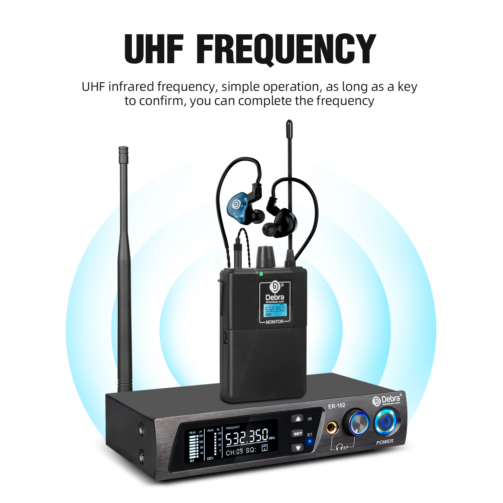 Debra ER-102 UHF IEM In Ear St - In Ear Monitor Iem incelemesi ve fiyatı